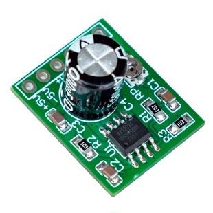 防破音数字功放模块DC5V音频放大板音量可调单声道5W高保真无噪音