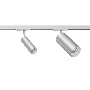 仙人掌先生中古包豪斯明装三线轨道灯拉丝银色工业风不锈钢轨道灯