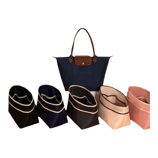 适用龙珑骧内胆包 饺子包内衬内袋包中包Longchamp长短柄收纳包撑