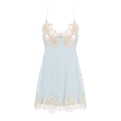 性感情侣冰丝开叉诱惑吊带睡衣