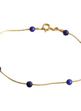 other/其他女青金石14k包金手链