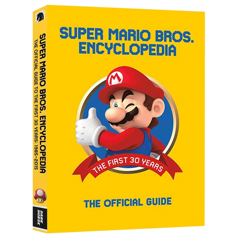 超级马里奥大百科全书 30年历史官方指南 英文原版 Super Mario Encyclopedia 任天堂游戏周边画册 Dark Horse 英文版进口英语书籍