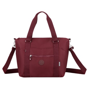 时尚大容量纯色女士休闲旅行包外出大号斜挎包旅游单肩包通勤上班