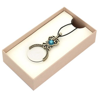 意大利进口琉璃珠项链放大镜礼盒