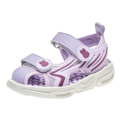 夏季包头休闲女童魔术贴凉鞋