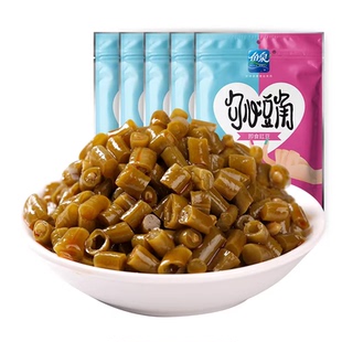 鱼泉酸豇豆120g*5勾心酸豆角农家自制拌饭面配料泡菜咸菜袋装正宗