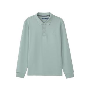 NAUTICA/诺帝卡男装秋冬磨毛加绒保暖舒适长袖POLO衫KO4401
