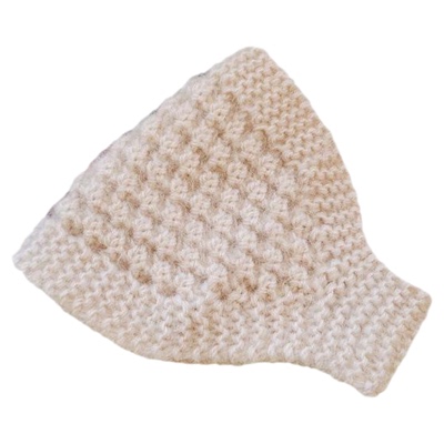 冬季白发护耳包头带宽头巾围脖