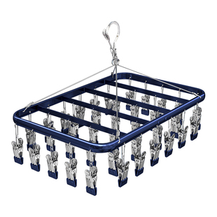 四万公里304不锈钢袜子夹多夹子晾衣架家用防风加大收纳神器卧室