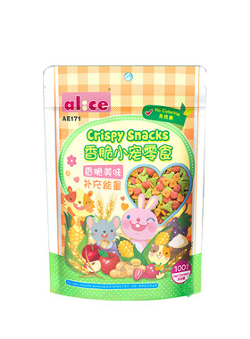 香港Alice兔子零食果蔬香脆磨牙