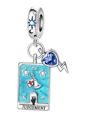 铜镀银吊坠DIY饰品配件