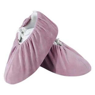 绒布鞋套可反复使用家用室内成人儿童脚套学生机房电脑课专用防滑