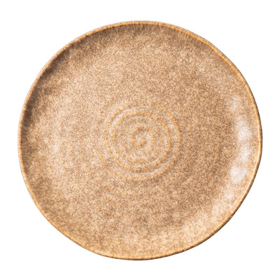 吉田成器粗陶餐盘高级感家用