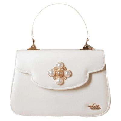 珍珠复古手提包大容量vintage女