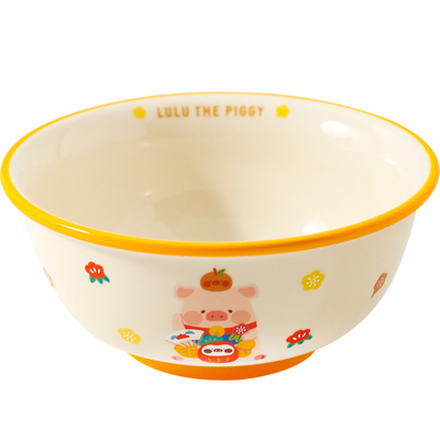 川岛屋&lulu猪可爱拉面碗泡面碗