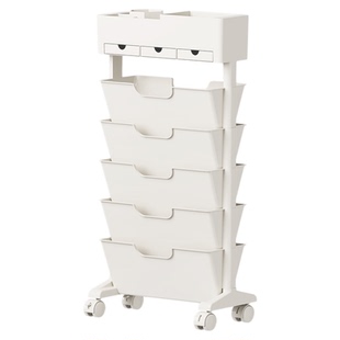 可移动桌边书架高中生学习课桌侧边书本置物架大容量放书课桌神器