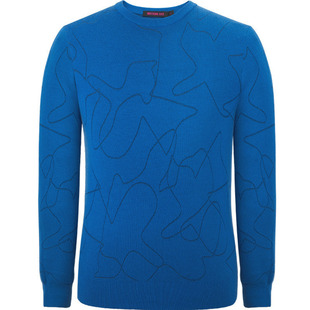 限时折扣纯羊毛衫毛衣男士秋冬新款圆领舒适亲肤保暖毛衫诺丁山