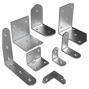 角码不锈钢三角铁支架连接件片90度直角固定器加固五金l型层板托t