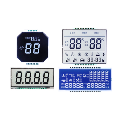 厂家定制黑白段码屏可加彩色丝印