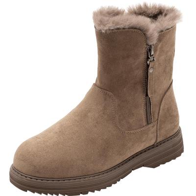 【达芙妮雪地靴】棉鞋冬鞋冬季