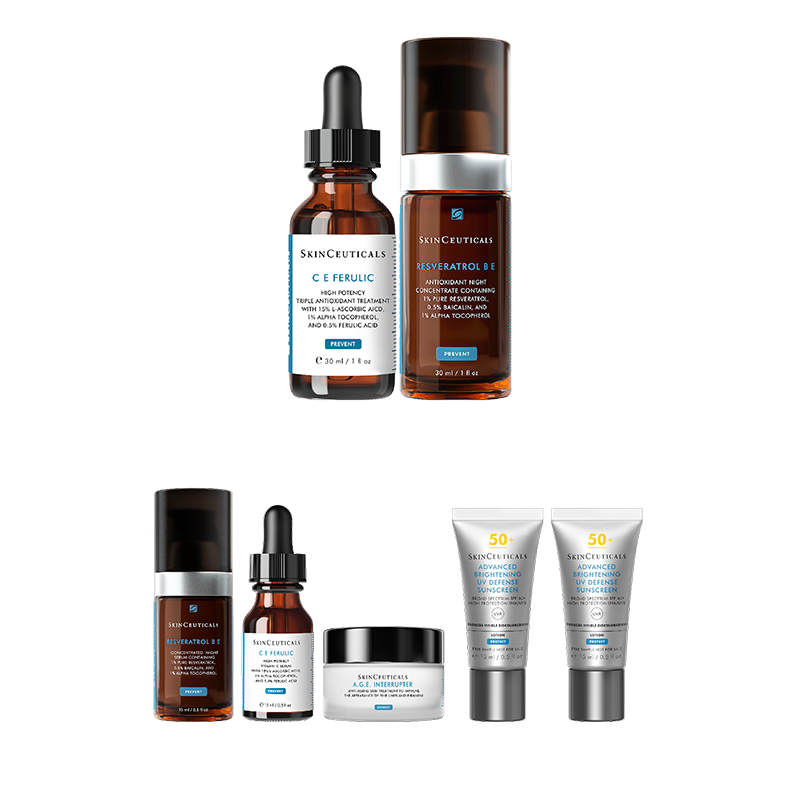 【新年礼物】修丽可日夜修护精华套装 淡纹淡斑美白早C晚B维C