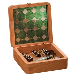 实木桌面存金条金豆专用收纳盒装放黄金条的木质盒子高级感便携盒