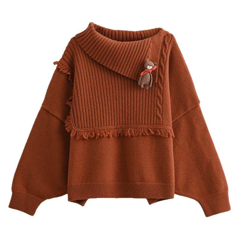 甜美可爱针织衫女秋冬小个子毛衣