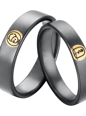 原创设计手工定制情侣戒指小王子