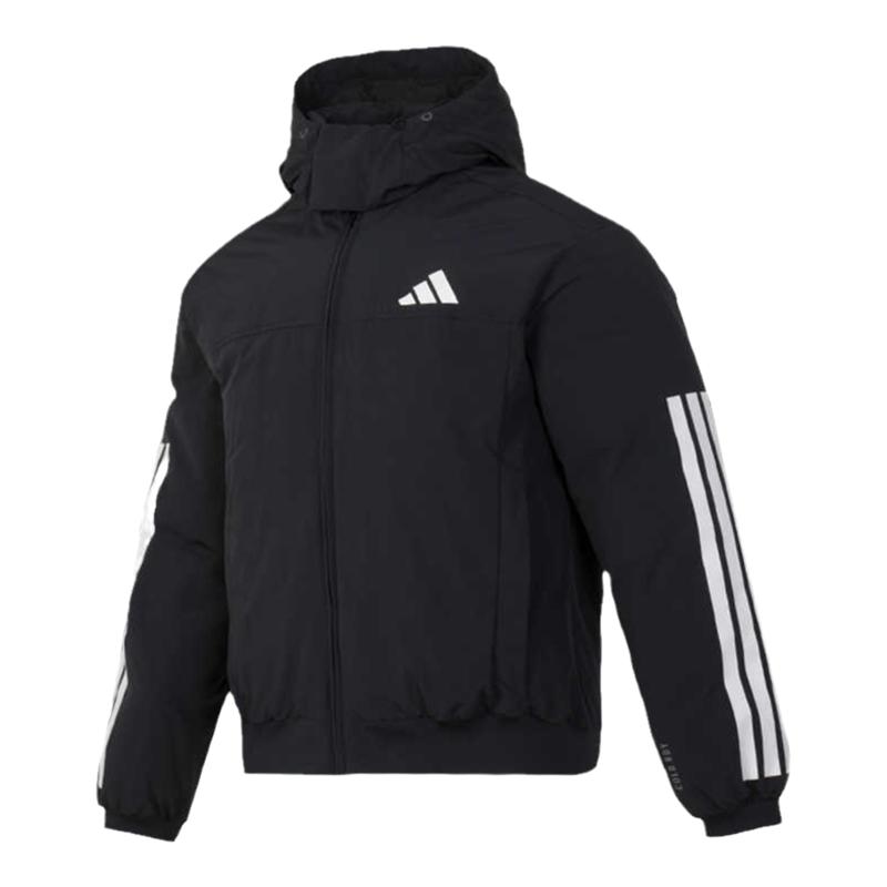 Adidas阿迪达斯羽绒服男子2024冬新款休闲运动防风保暖外套JG3845