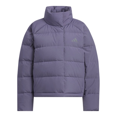 阿迪达斯女防水保暖运动立领外套