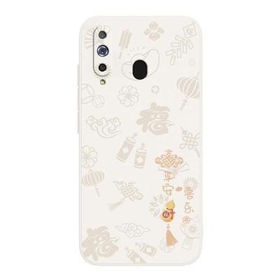 平安喜乐适用三星A8S手机壳samsunga8s硅胶SM一G8870新款保护套galaxya新年防摔SMG男女galaxy外壳samsung软