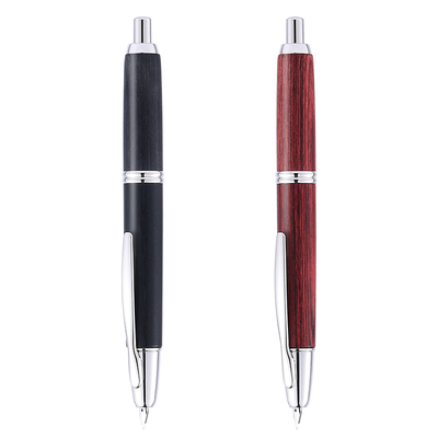 【生日礼物-顺丰包邮】日本Pilot百乐CAPLESS河马木按动钢笔FC-2500RR第9代按压钢笔金笔礼盒装18K金尖