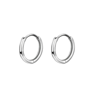 素圈耳环男款潮男高级感医用钛钢耳钉个性痞帅耳饰耳扣圈圈防过敏