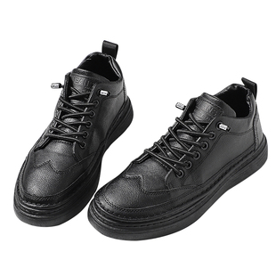 白色鞋带懒人免系绑男款松紧弹力弹性圆绳圆形男士小白鞋鞋板鞋男