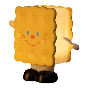Cracker | Night Lamp 可爱饼干小夜灯 按压感应 无极调光设计
