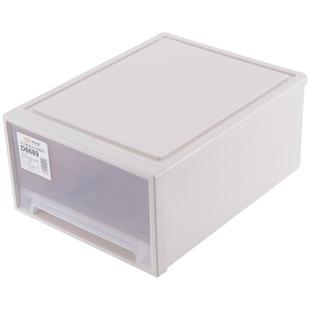 洋洋鱼鞋盒抽屉式免组装防尘透明塑料加厚男女球鞋收纳盒自由组合