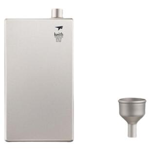 keith铠斯钛酒壶便携式轻质纯钛小酒壶配漏斗随身扁酒瓶高档酒壶