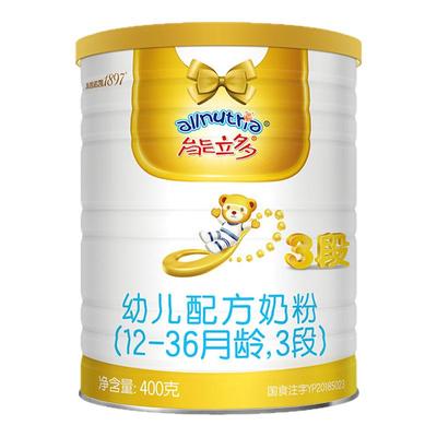 官方旗舰店】澳优能立多(能力多)3段400g婴儿配方三段奶粉