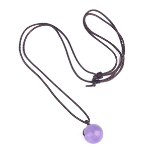 包邮 天然水晶锁骨链项链 女日韩吊坠紫晶粉晶发晶天河石吊坠饰品