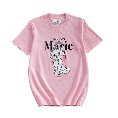 玛丽猫Marie联名CHOCOOALTE女t恤