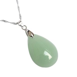 新品体验价马上涨价天然和田玉吊坠翡翠吊坠白玉青玉送925银项链