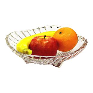 水晶玻璃碗水果盘高端精致高颜值家用果盘客厅高级轻奢高档新款