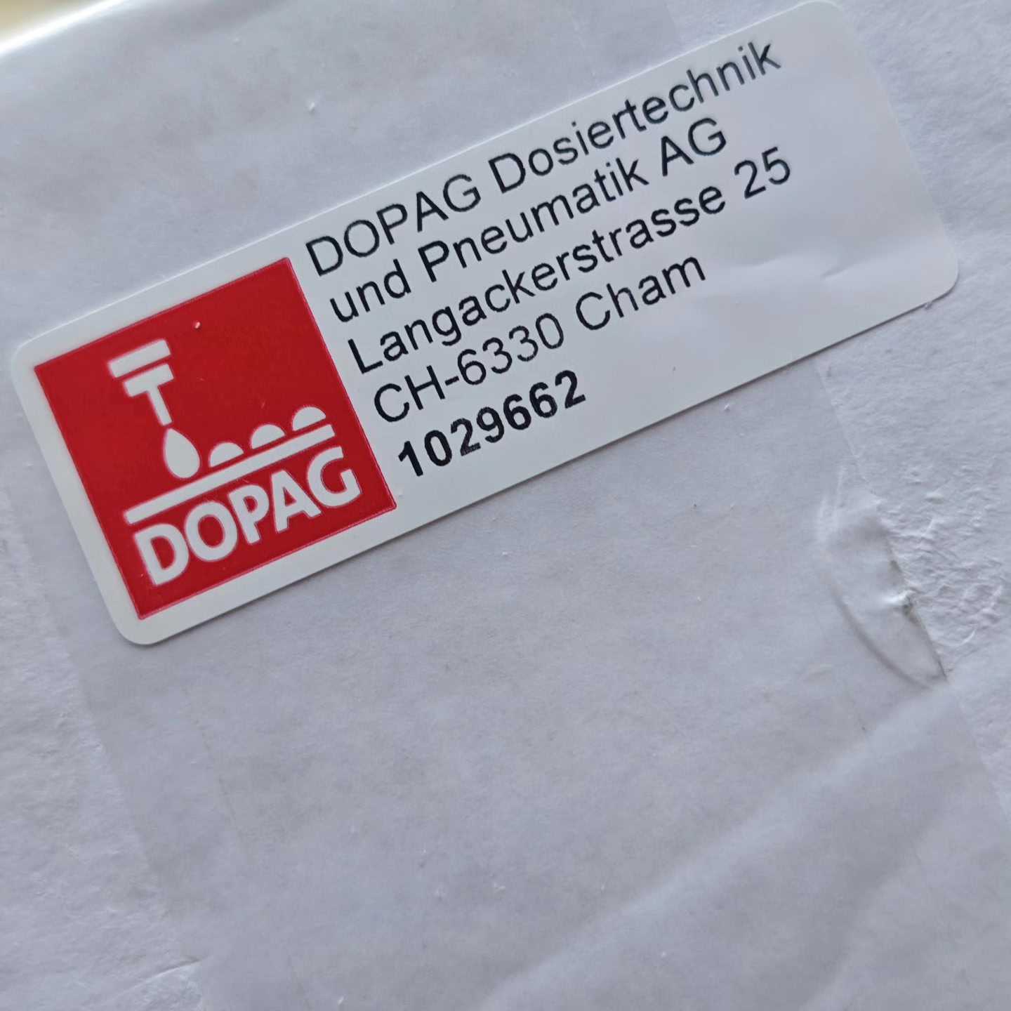 议价：德派DOPAG腔式定量阀450.10.06，型号102966图片