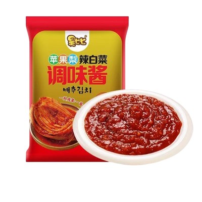 韩式泡菜辣白菜酱料腌制咸菜