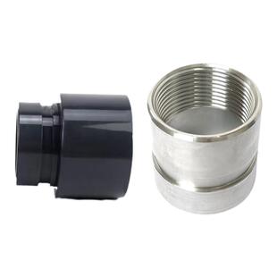 UPVC塑料拷贝林接头超滤膜管膜壳考贝林管件 DN40De40PVC卡套接头