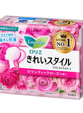 日本花王护垫绵柔亲肤玫瑰淡香