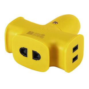 公牛插座摔不烂线板电动车充电延长线排插排长接线板无线10米15米