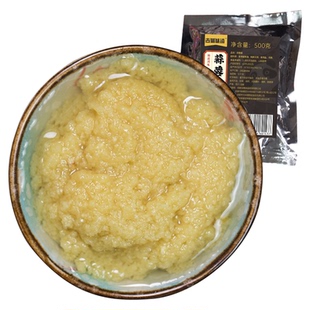 紫皮独头蒜蓉酱500g蒜泥白肉大蒜酱烧烤海鲜生蚝扇贝粉丝蘸碟调料