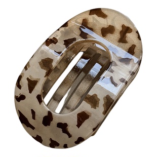 新款韩系椭圆复古扁平大号抓夹女发量多发夹后脑勺高级感鲍鱼夹子