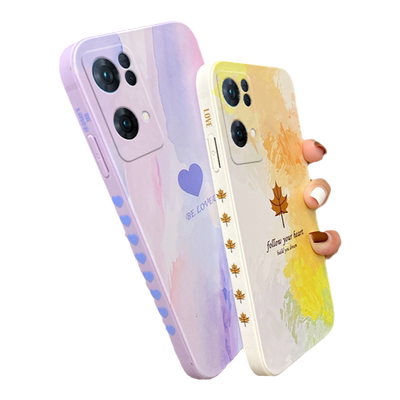 手机壳简约reno7可爱新款reon7